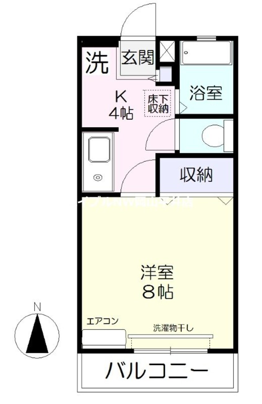 間取図 カーサフィオーレ東山