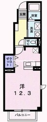 ソレアードＡ棟 1Rの間取り