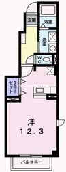 ソレアードＡ棟 1Rの間取り