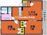 ヌーヴォーシャンテＣ 2LDKの間取り