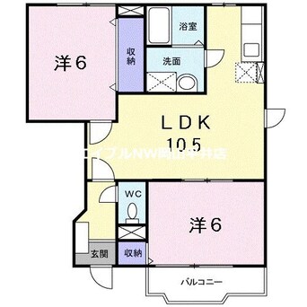 間取図 スクエアパレスⅡ