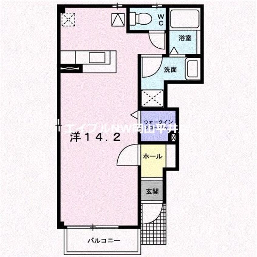 間取図 グレンツェントＡ