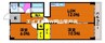 メゾン操山 2LDKの間取り