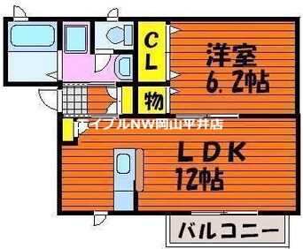 間取図 ノーベル海吉
