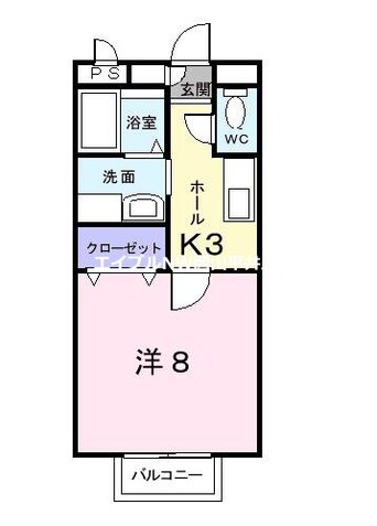 間取図 サンセール・ナンバ