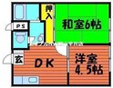 コーポ幡多の間取図