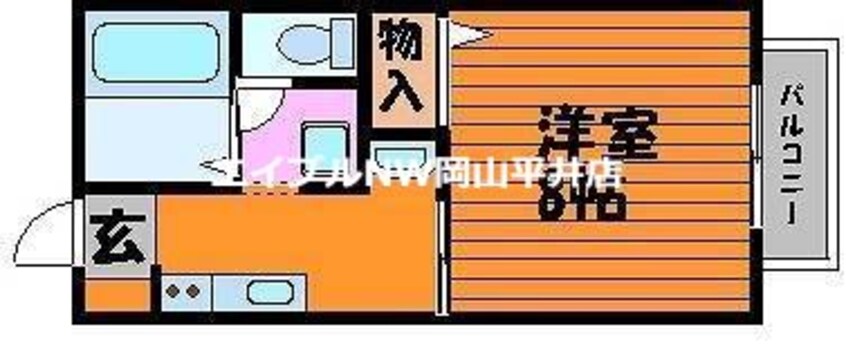 間取図 コーポ橋本