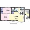 エヌケイエフ 2LDKの間取り