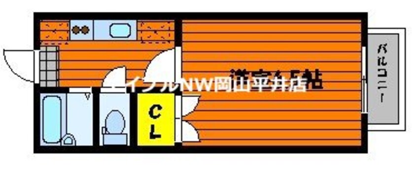 間取図 コーポパロス