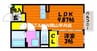 セジュール瀬戸下　Ａ棟 1LDKの間取り
