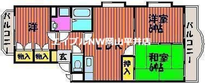 間取図 カーサマンション