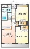 Palazzo del sole 2LDKの間取り