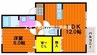 サンティーエ　Ａ棟 1LDKの間取り