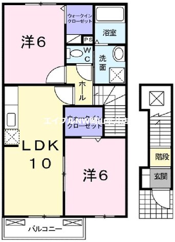 間取図 ブルック　サイド