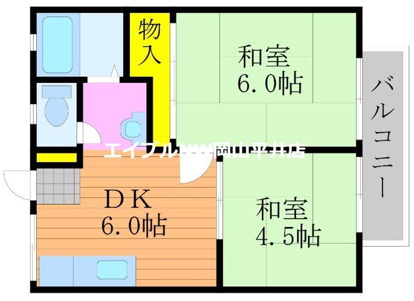 間取図 パナハイツおおたに　Ａ