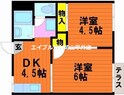 コーポ小林　Ａの間取図