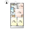 グレイスヴィラ倉田 2LDKの間取り