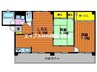 カーサ沖 2LDKの間取り