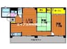 カーサ沖 2LDKの間取り