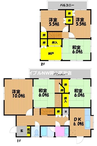 間取図 森田様借家