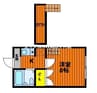 201 JOTO 1Kの間取り