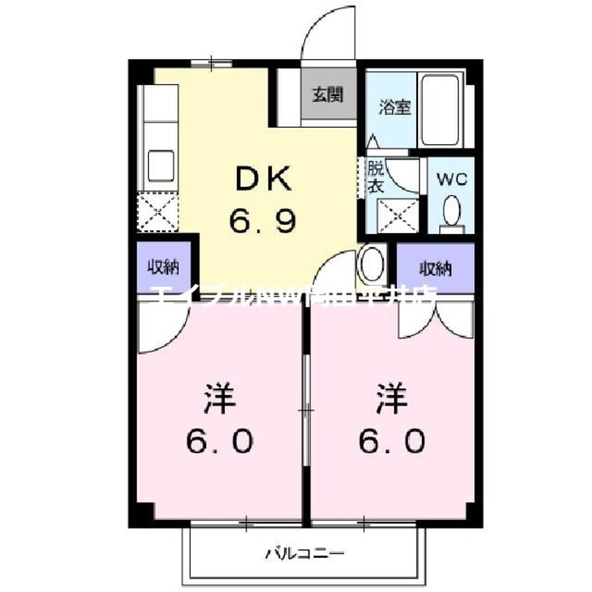 間取図 グリーンハイツ藤