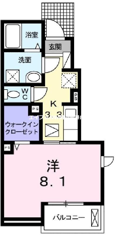 間取り図 アレ　パティオ