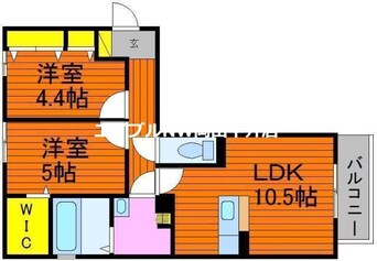 間取図 ゴールドウイング　B棟