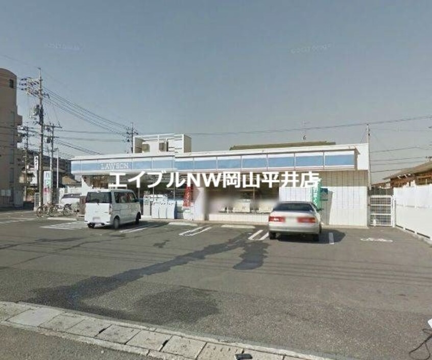 ローソン岡山藤原西町店(コンビニ)まで1093m Grandtic 清水