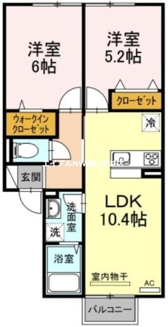 間取図 カリーノひな