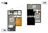 ADC高島駅南glee 1LDKの間取り