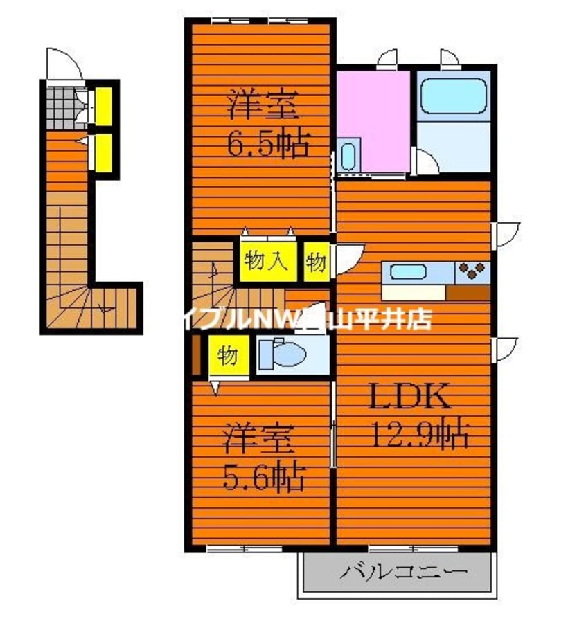 間取図 メゾン・ド・シャルム