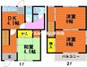 円山50-3戸建 3DKの間取り