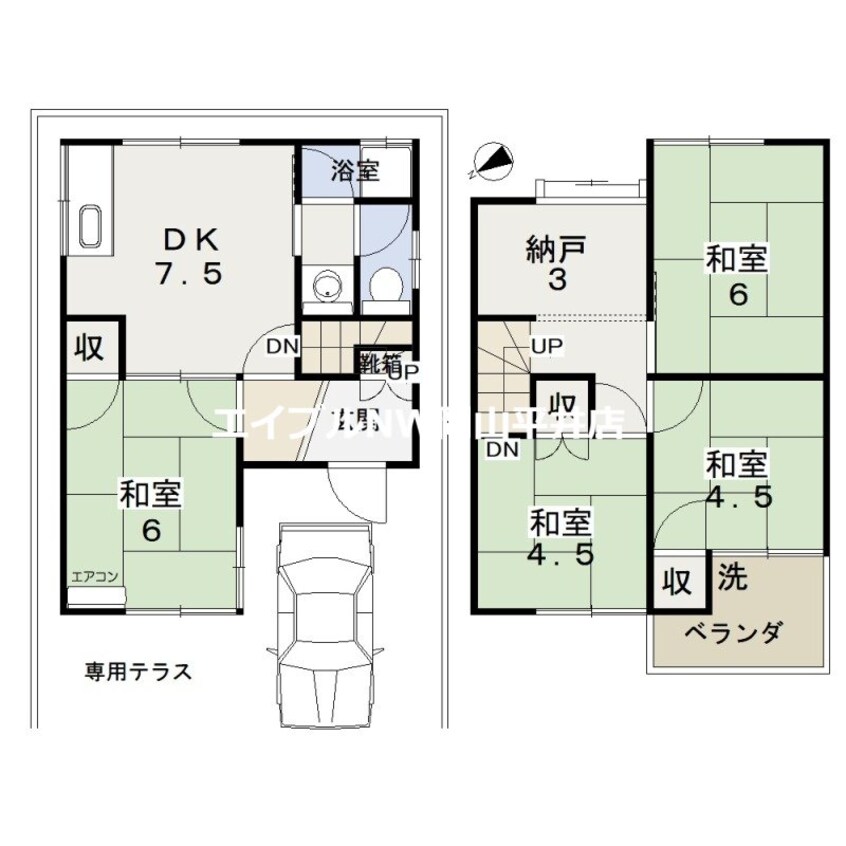 間取図 穝戸建