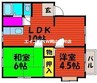 瑞穂の里　C棟 2LDKの間取り