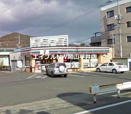セブンイレブン岡山西大寺松崎店(コンビニ)まで453m シャーメゾン松新