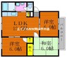 ハートフル２１ 3LDKの間取り