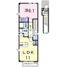 エンジェル　Ａ 1LDKの間取り