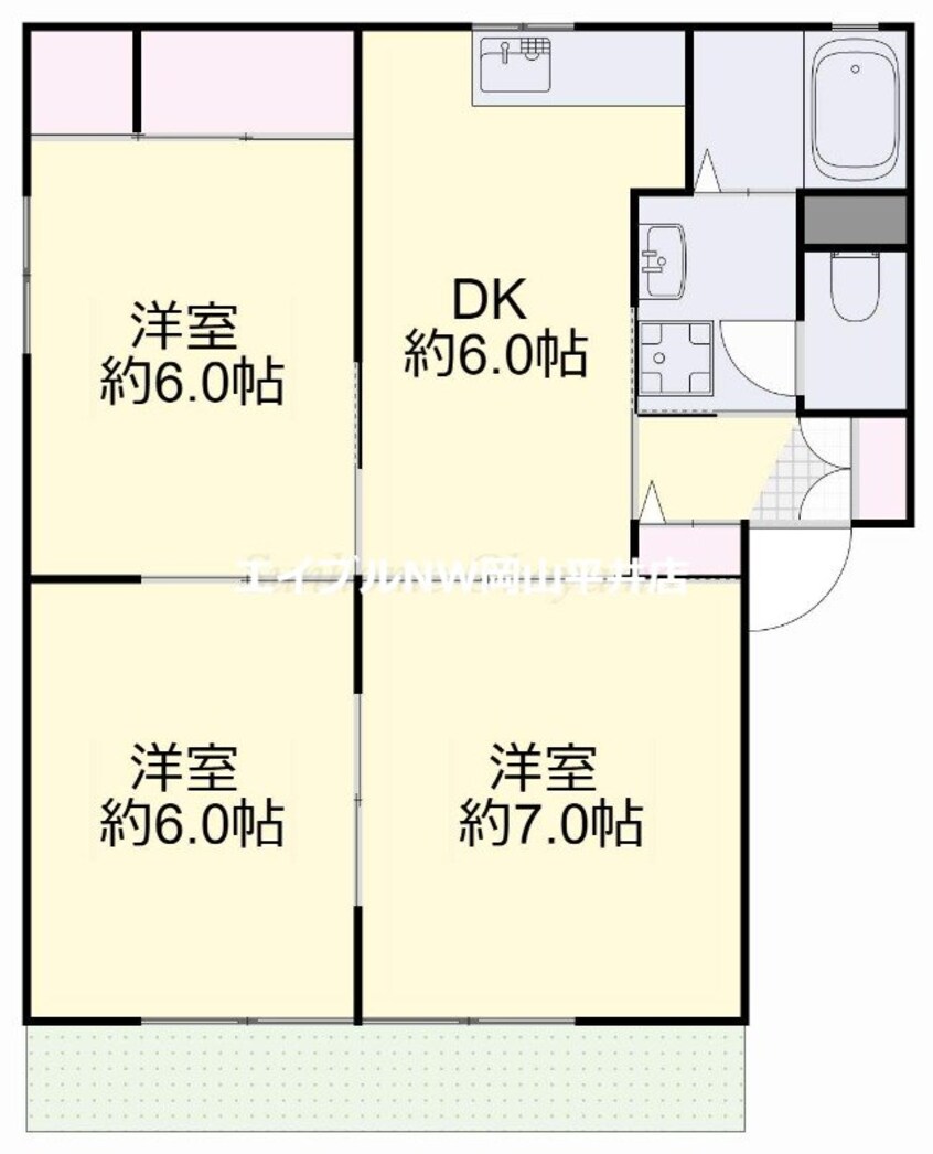 間取図 ディアス30　Ｂ棟