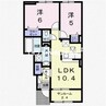 グラン・シャリオ 2LDKの間取り