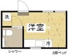 Bravo one 1Rの間取り
