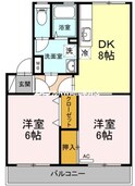 レコルト福田　Ⅰの間取図