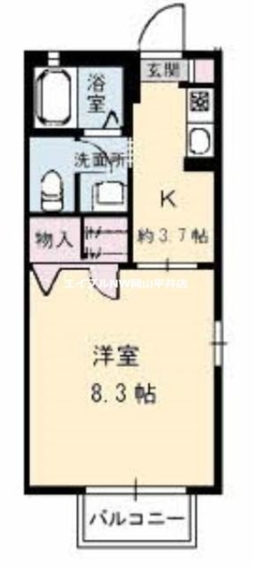 間取図 ウィズダム田井Ⅱ