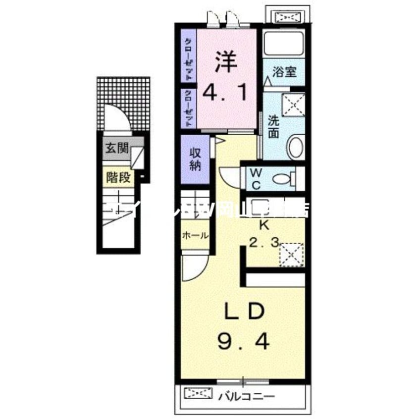 間取図 カレント沖