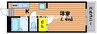 OKANOⅡ 1Kの間取り