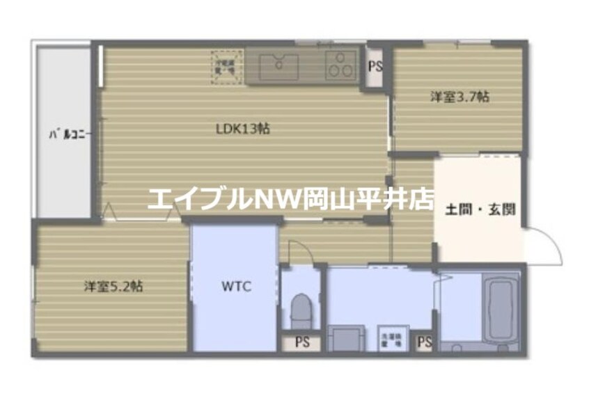 間取図 スカイガーデン長岡