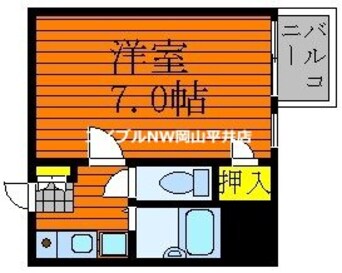 間取図 ボヌール小橋