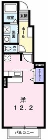ミーテ・Ｎ　Ｂ 1Rの間取り