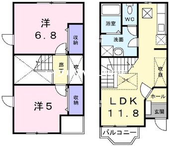 間取図 シェヌー