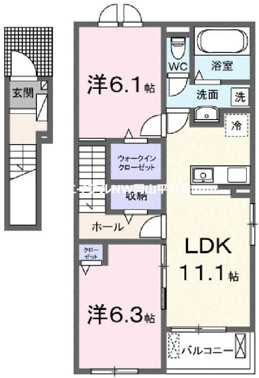 間取図 リップルガーデンＦ